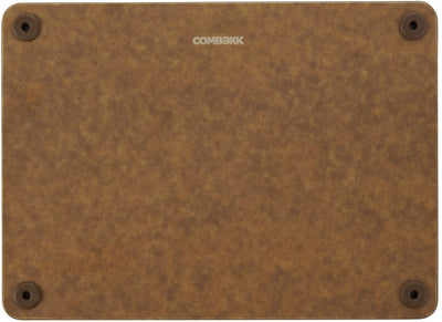 Tabla de cortar Combekk – Madera prensada FSC – libre de microplásticos – antibacteriana – apta para lavavajillas – 15x20 cm – marrón