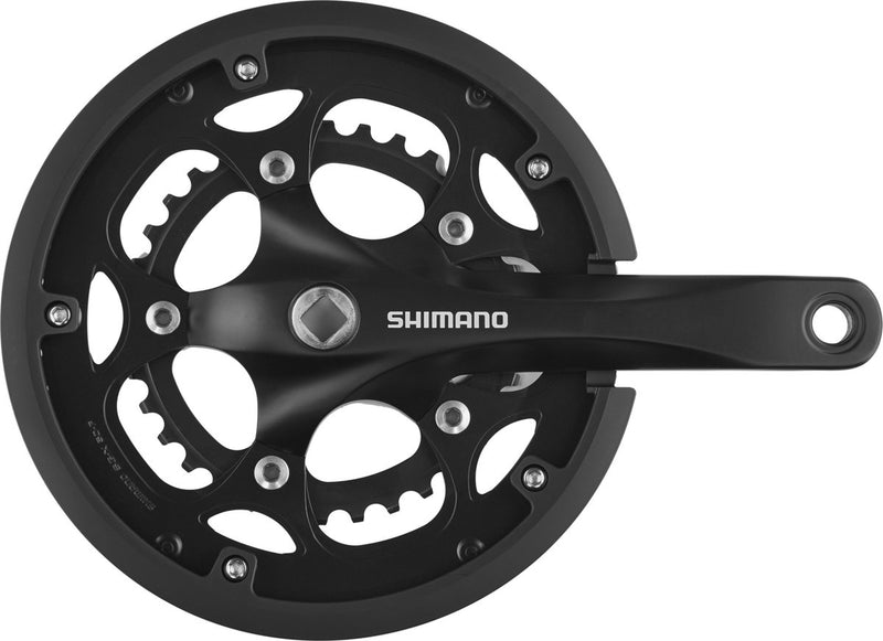 Shimano fc-rs200 crankset 50 x 34 8-speed, zwart pedaalarmlengte 170mm