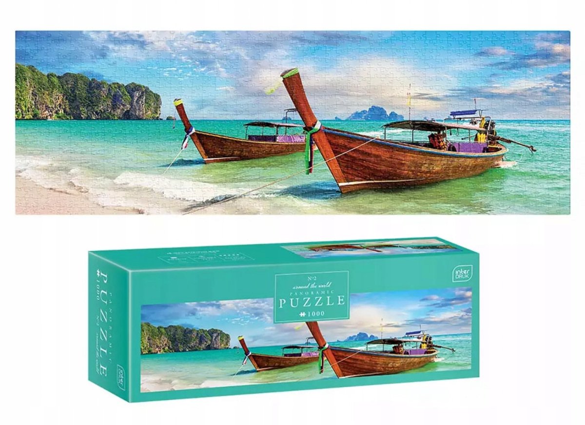 Geronimo giochi puzzle - interdruk panorama puzzle 1000 studi - in giro per il mondo - interdruk -