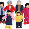 Hape dollhouse Asian family
