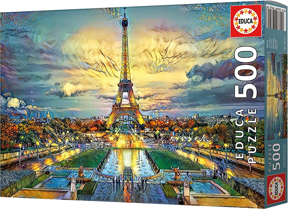 Educa - puzzel - 500 stuks - eiffeltoren