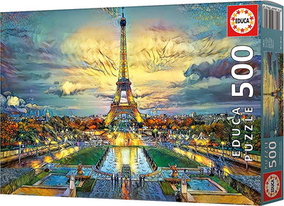 Educa - puzzle - 500 piezas - torre eiffel