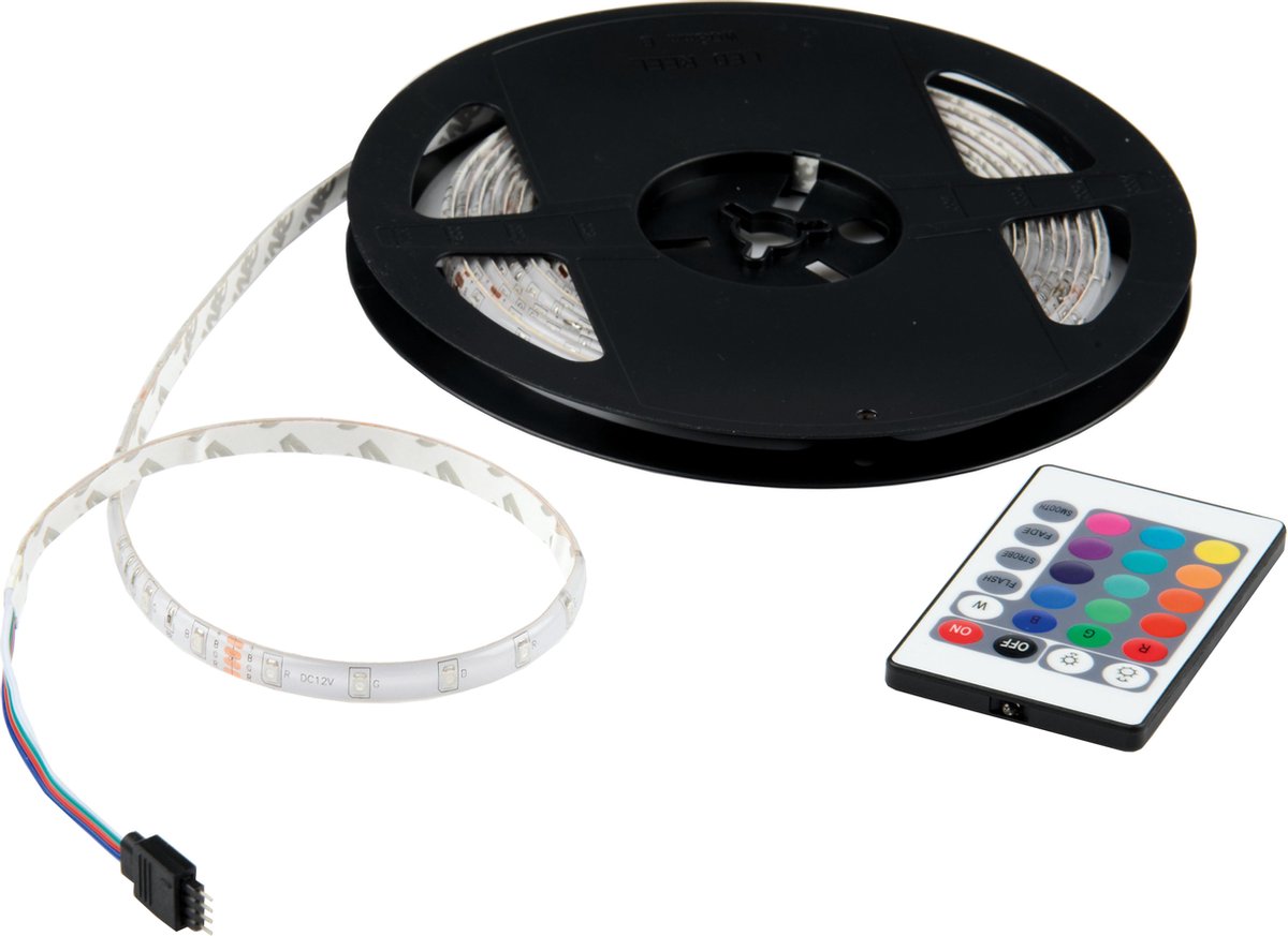 Grundig flexible LED strip - 3 meters - estacks - 20 RGB colors