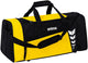 Bolsa de deporte Erima Six Wings (pequeña) con bolsillos laterales - negro amarillo | tamaño: s