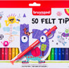 Juego de bolígrafos de fieltro Bruynzeel, 50 colores