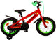 Volare rocky kinderfiets - jongens - 12 inch - rood - twee handremmen