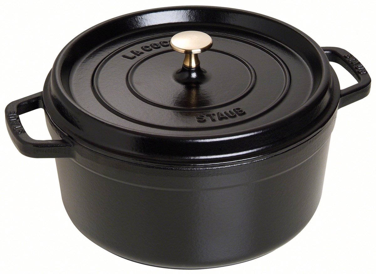 Padella Staub - rotonda - 26 cm - nera