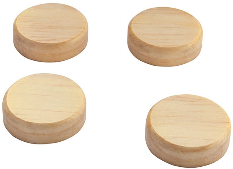 Sigel magneten - massief pine hout - ø 33mm - 4 stuks - si-ba210