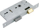 Nemef mortise lock - galvanized - steel - - 66 - Dutch keyboard lock left galvanized steel