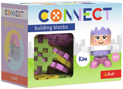 Trefl connect connect | building blocks kim 35 pieces