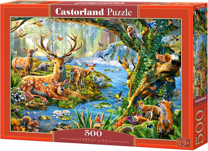 SelectA Castorland Gambe Puzzle Forest Life, 500st.