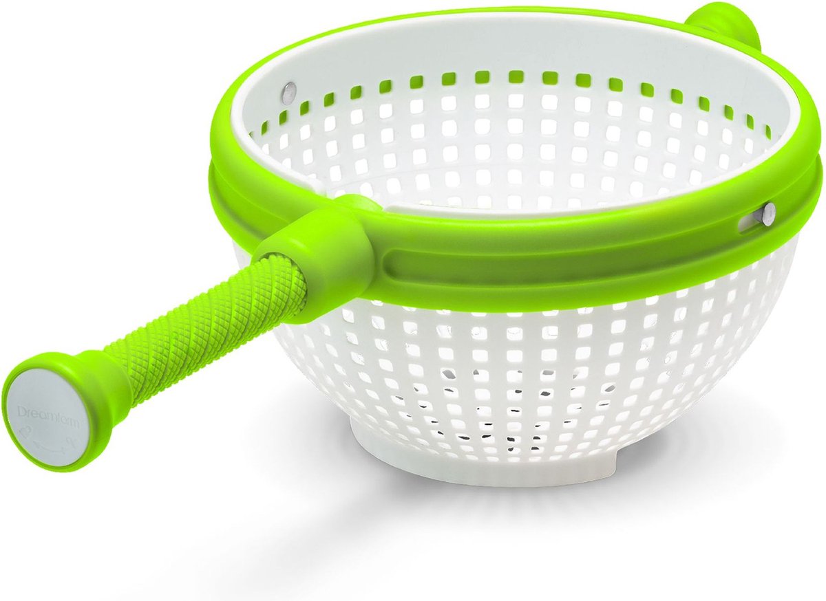 Dreamfarm - spina vergiet met slacentrifuge - polypropyleen - groen -