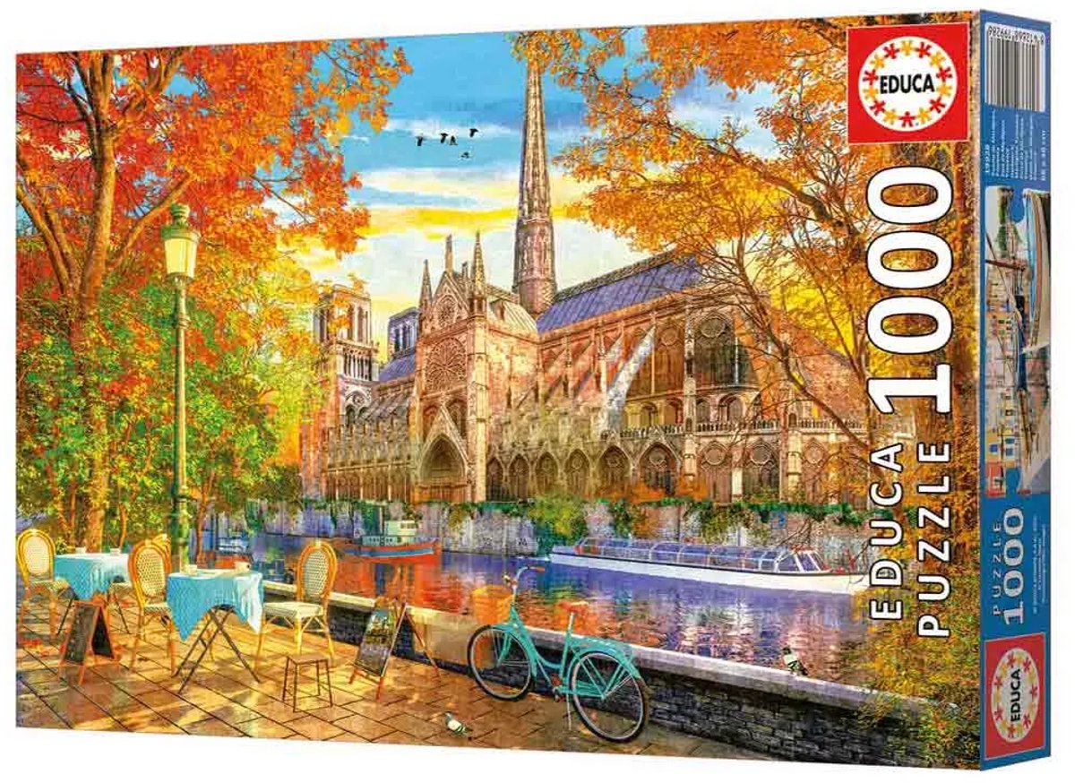 Educa - puzzel - 1000 stukjes - otono notre dame - legpuzzel