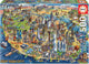 Educa - puzzel - 500 stuks - kaart new york