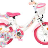Volare unicorn kinderfiets - meisjes - 14 inch - wit - twee handremmen