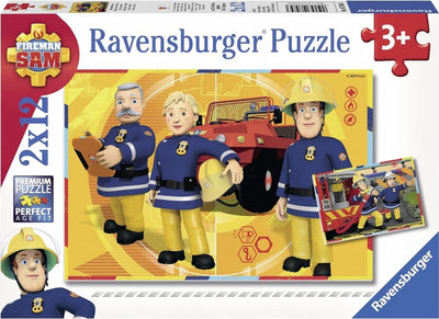 Ravensburger - Fireman Sam: Sam at Work 2x12 pezzi