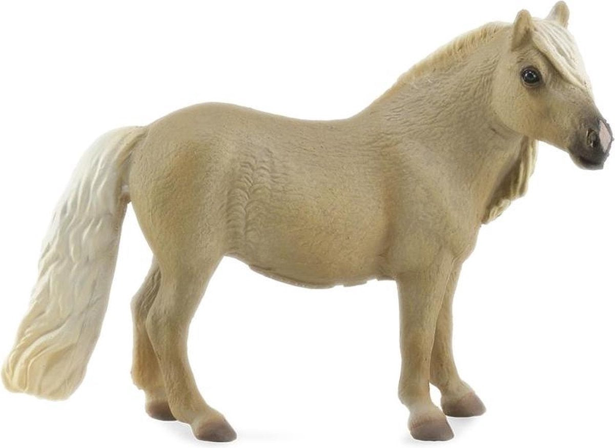 Statuetta Collecta - falabella mare palomino - (m) - cavalli - dipinta a mano - miniatura