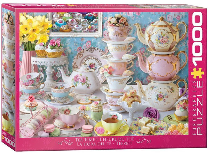 Eurographics - mesa de té [mesa de té] - 1000 piezas 68×48cm (ancho×alto) - rompecabezas