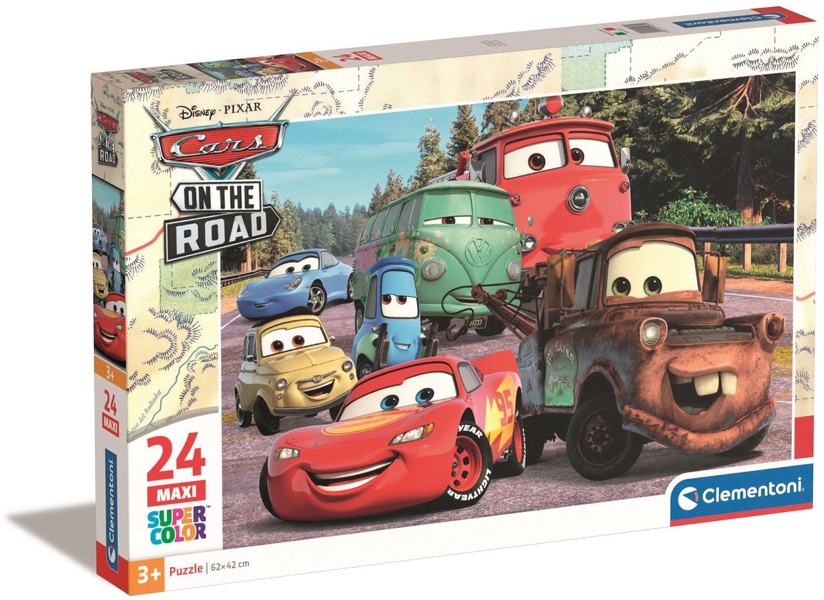 Clementoni Maxi Jigsaw Puzzle Cars, 24 °.