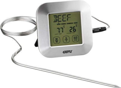 Termometro da cucina Gefu punto 14 cm – acciaio inossidabile – fino a 300°C – per friggere, cuocere al forno e arrostire piatti