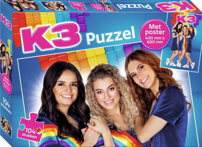 K3 Puzzle con póster, 104º.