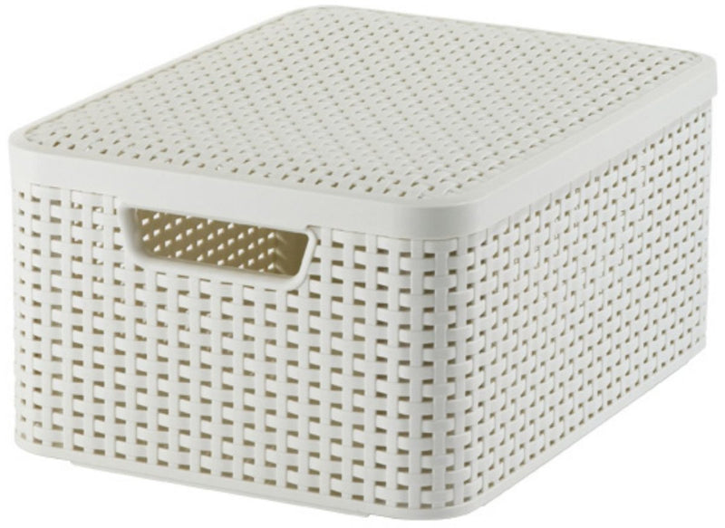 Curver Curver Curver Storage Box Style con coperchio M 18 L Crèmewit