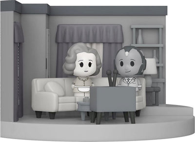 Funko! funko wandavision collectible figure marvel pop! mini moment set living room 50's 9 cm gray