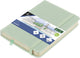 Kangaro schetsboek a6 - mint - pu hardcover - met elastiek en lint - schetsblok - schetsboeken