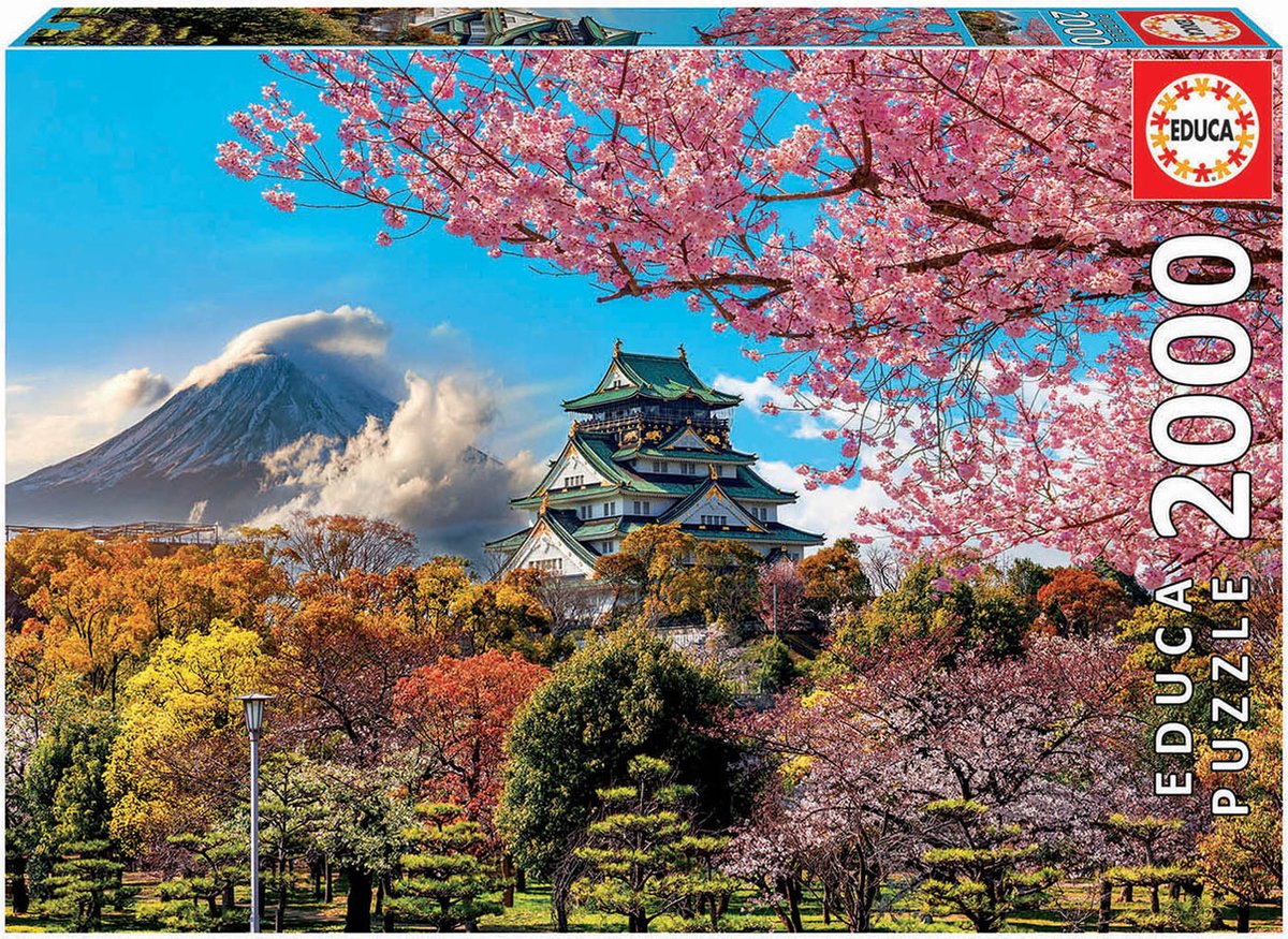 Educa – puzzel - 2000 stukjes – osaka kasteel – legpuzzel