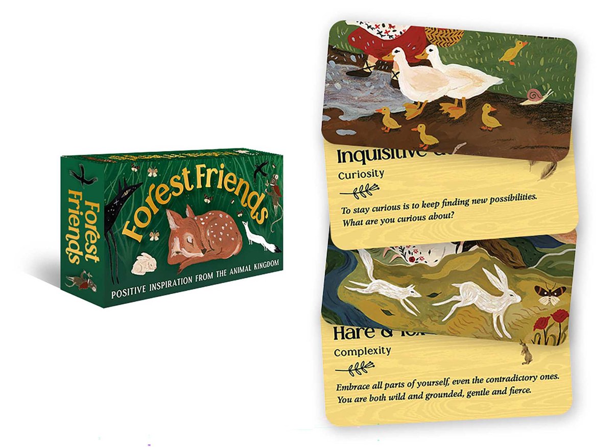 Mini tarjetas de Rockpool - amigos del bosque