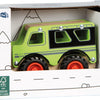 Pequeño jeep de madera de madera de madera