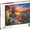 Clementoni Puzzle Manhattan Balcony Sunset, 3000st.