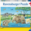 Ravensburger puzzel jonge dieren uit de hele wereld - 2 x 12 stukjes