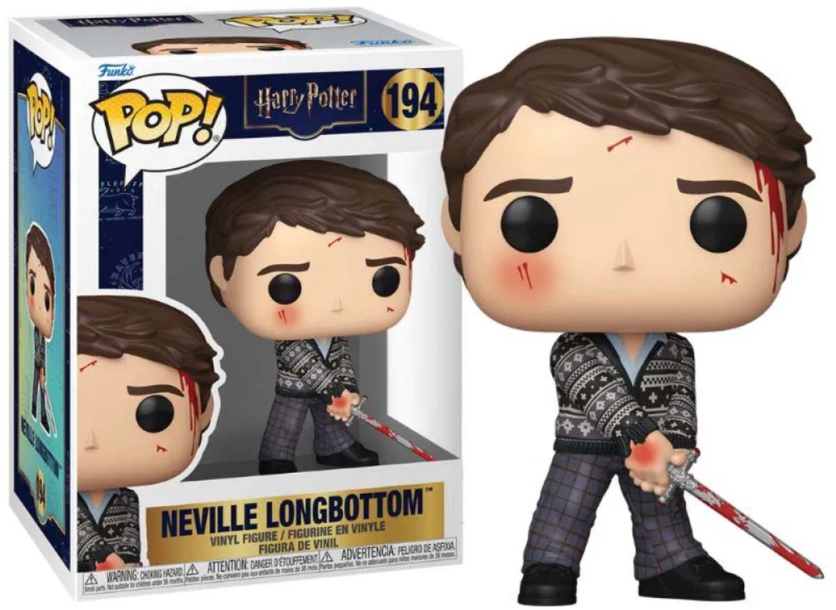 Funko harry potter neville longbottom vinylfiguur 194 unisex pop! - neutraal - standard