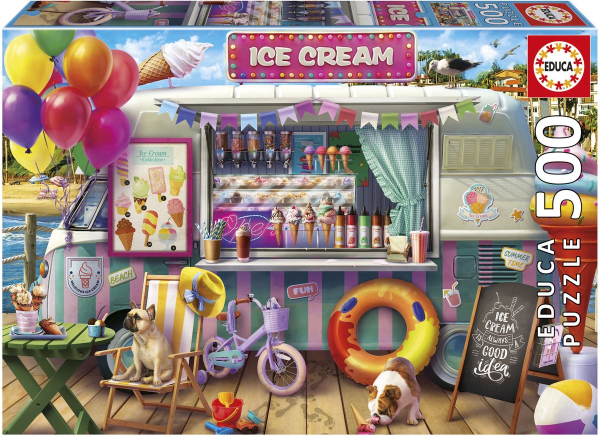 Educa - puzzel - ice cream van - 500 stukjes - legpuzzel