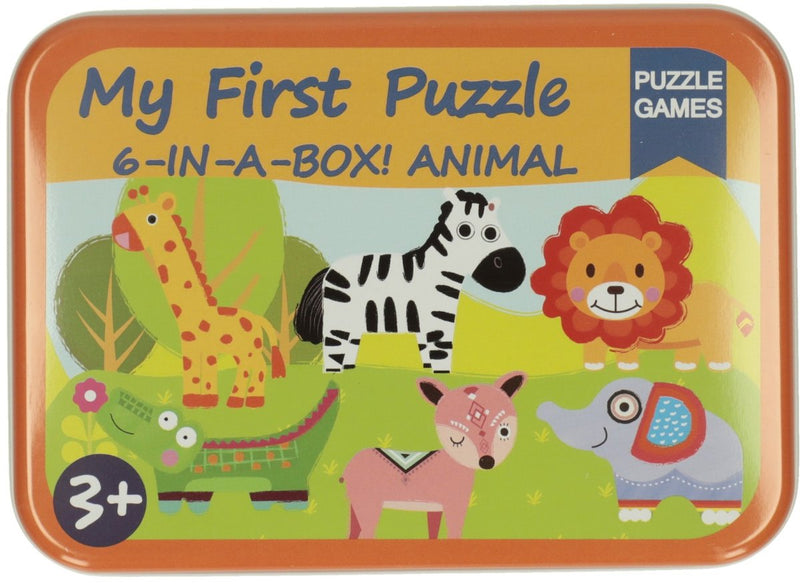 I miei primi 6 puzzle di animali selvatici in scatola