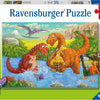 RAVENSBURGER JIGSAW puzzle che gioca a dinos, 2x24st.