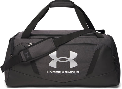 Borsa sportiva unisex Under Armour UA Undeniable 5.0 Duffle MD-BLK - Nero Medium Heather - Nero - Argento metallizzato