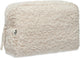 Jollein - etui (boucle - naturel) - 100% polyester - luieretui, baby toilettas - 21x14cm