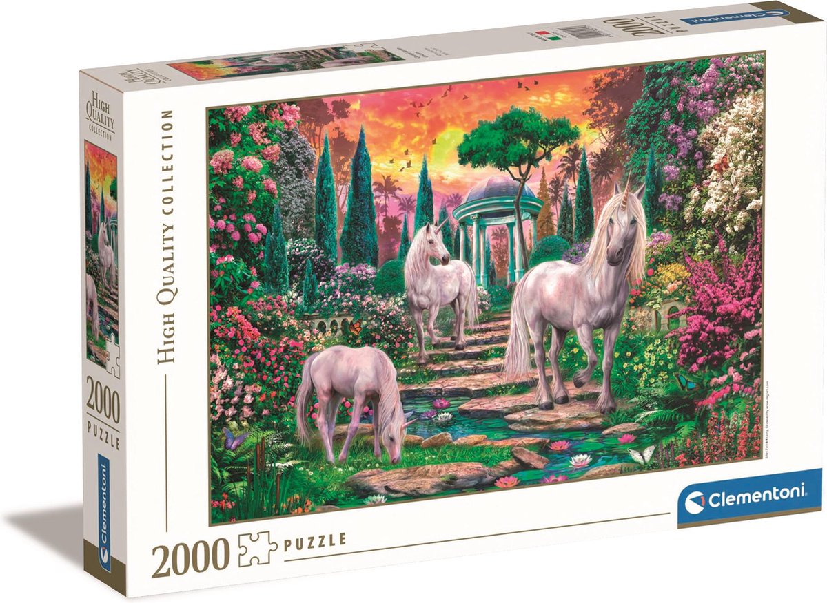 Clementoni Jigsaw Puzzle Classical Unicorns, 2000st.
