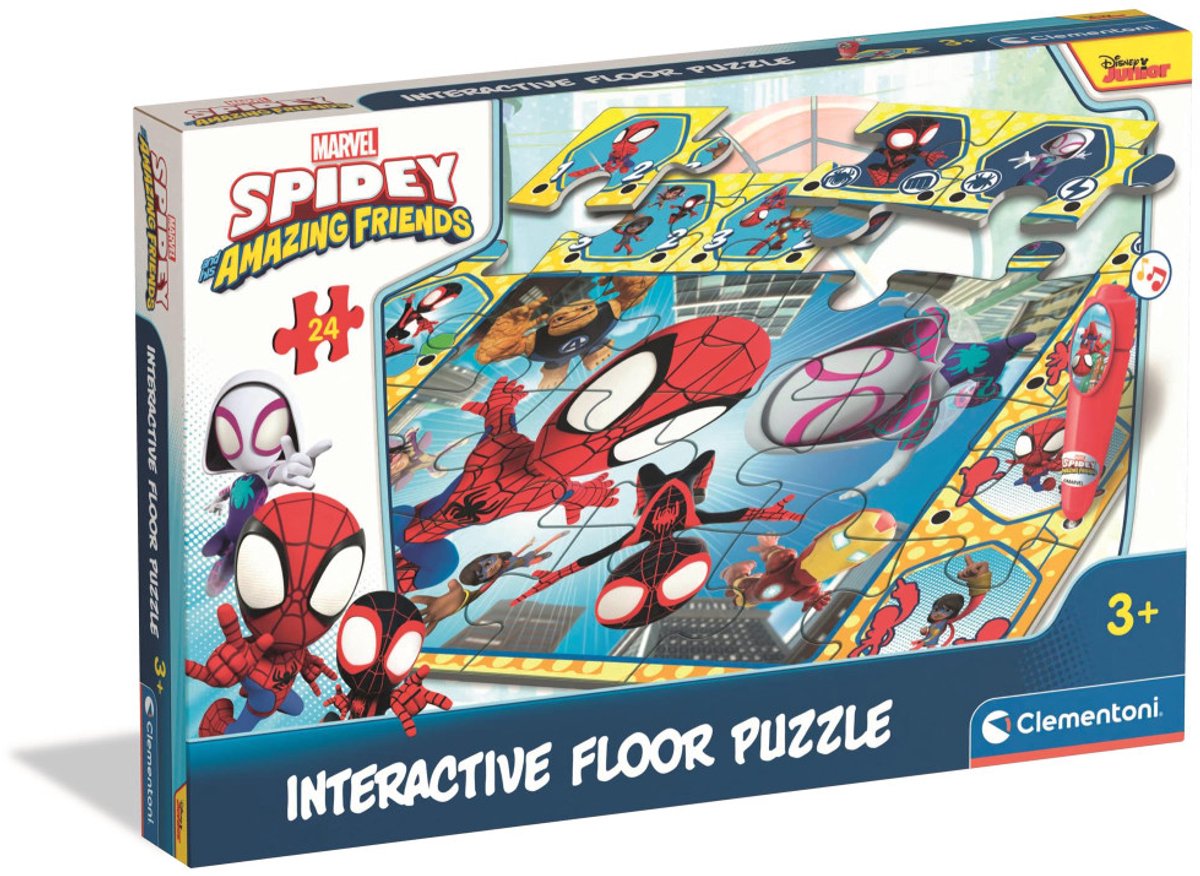 Spider-man interactieve vloerpuzzel spidey - 16686 stukjes