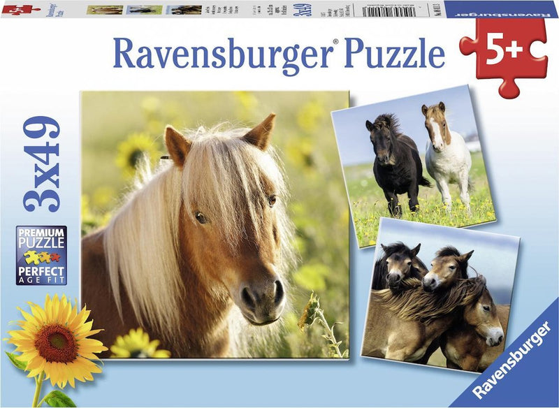 Ravensburger - Lindos ponis 3x49st.