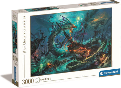 Clementoni - puzzel - 3000 stukjes - landschap met kasteel - puzzel voor volwassenen - high quality collection