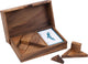 Animales de tangram de Longfield – Juego de rompecabezas de madera – Madera de acacia – Formas de animales – Incluye caja de almacenamiento – Corazón de ángel