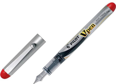Pilot v-pen, penna stilografica svp-4m rossa