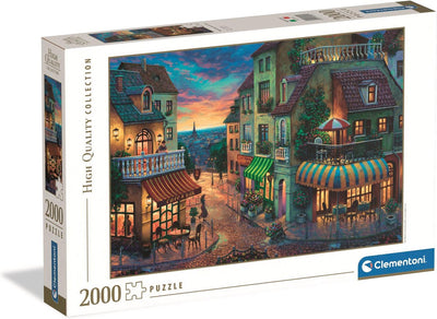 Clementoni - puzzle - 2000 pezzi - girovagando per parigi - puzzle per adulti - collezione di alta qualità