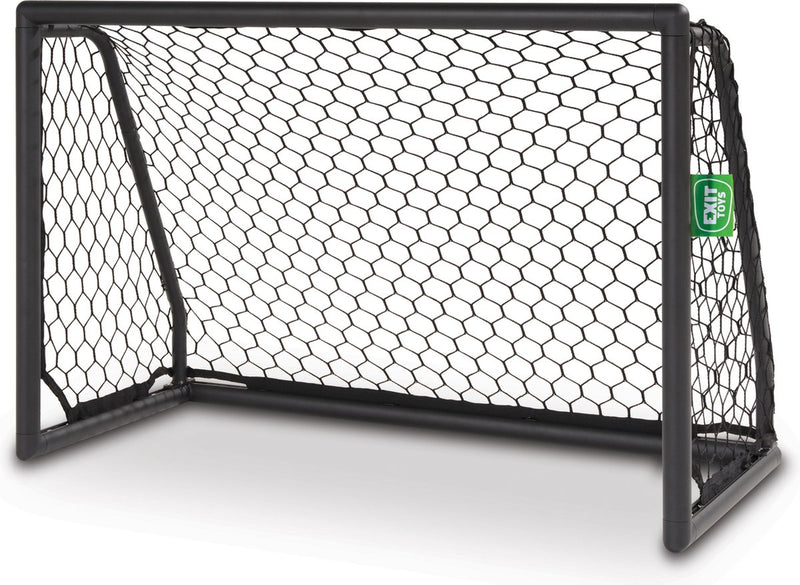 Exit Toys exit scala porta da calcio in alluminio 120x80 cm - resistente alle intemperie - porta da calcio - per bambini - giardino - nera