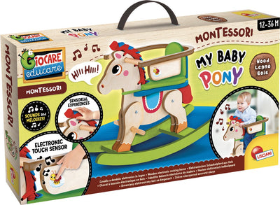 Lisciani montessori baby wood il mio baby pony