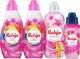 Robijn Perfect Match - Pink Sensation - 4 pezzi - 2x detersivo + 1 ammorbidente + 1 profumo di lavaggio - confezione risparmio