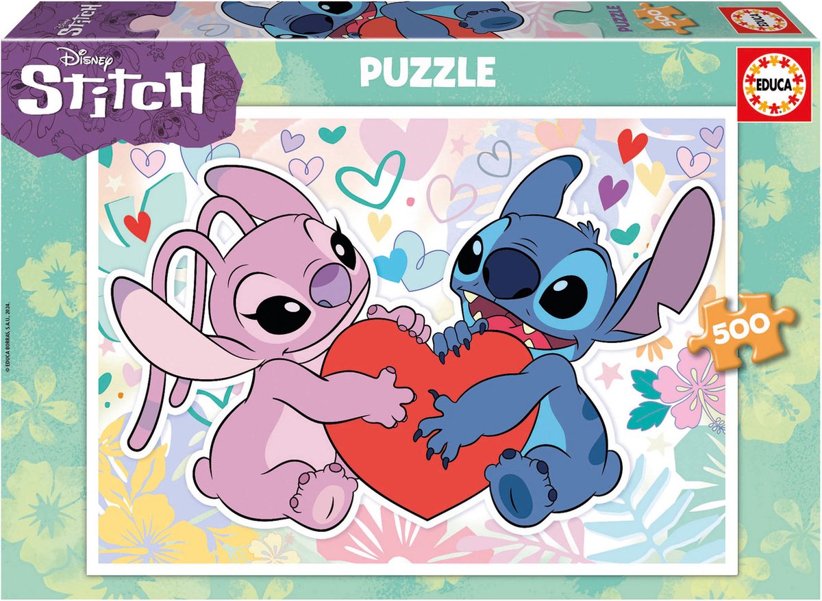 Educa - puzzel - 500 stukjes - stitch disney - legpuzzel